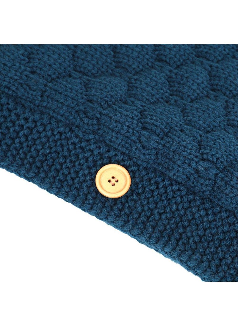 Bluejw European And American Knitted Button Fleece lined Warm Mini Ears Small Tail Stroller Sleeping Bag  - Image 5