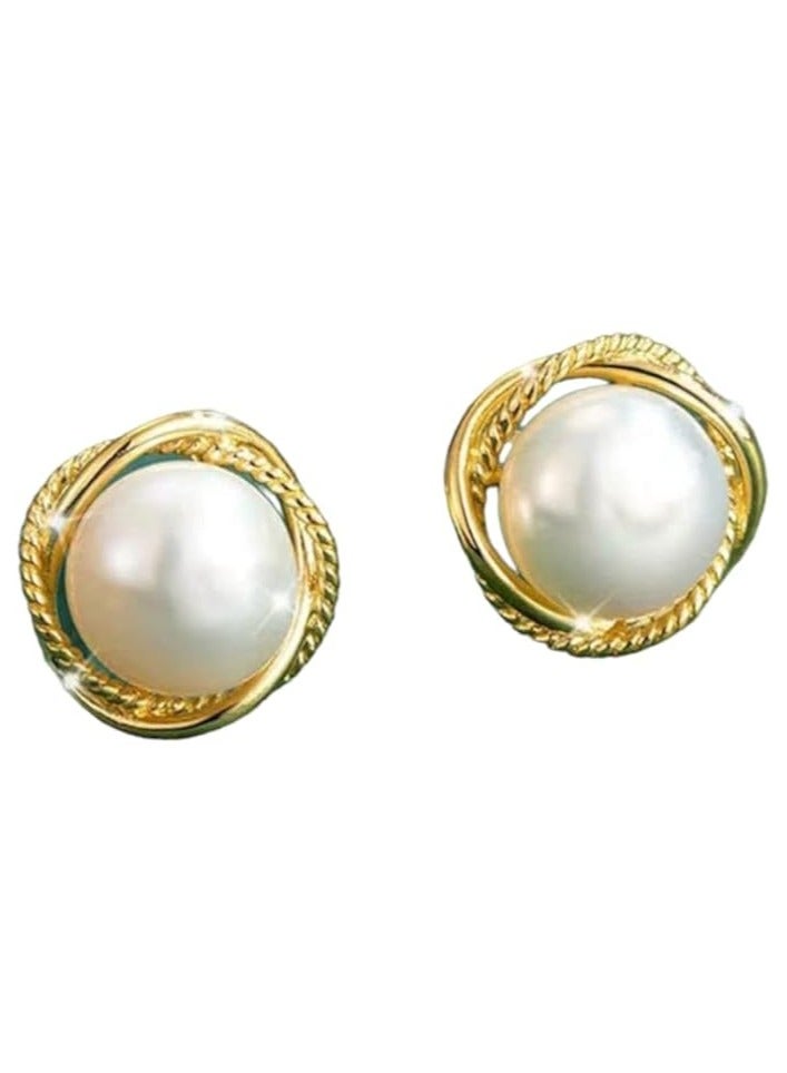 بونكا اقراط اذن انيقة للبنات والنساء من بونكا ماركة تستحقها كل امرأة حلق لؤلؤي بريما - Image 1