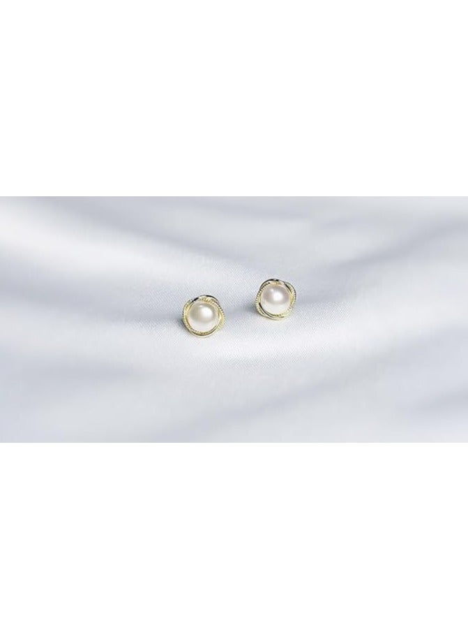 بونكا اقراط اذن انيقة للبنات والنساء من بونكا ماركة تستحقها كل امرأة حلق لؤلؤي بريما - Image 3