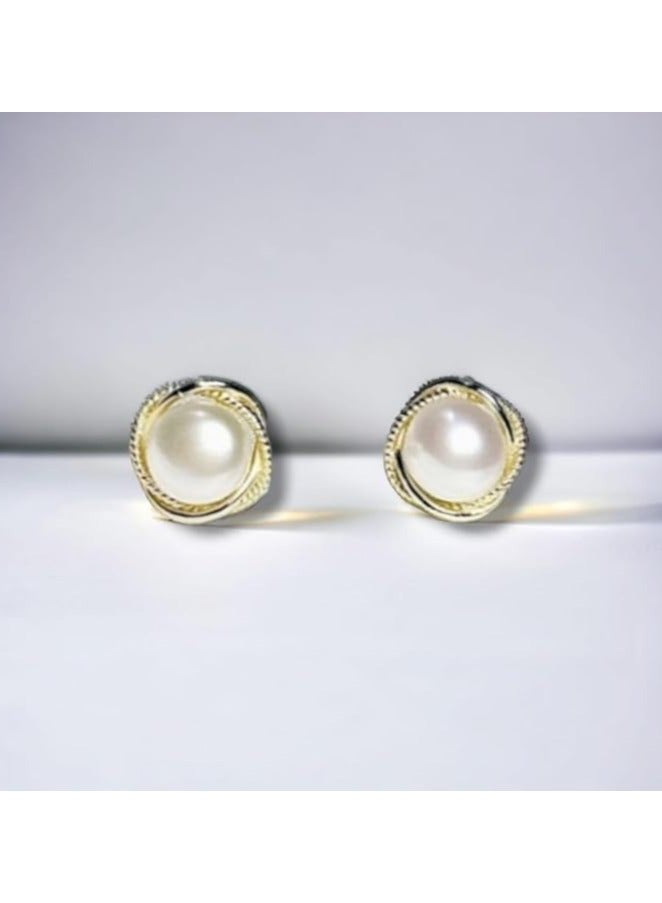 بونكا اقراط اذن انيقة للبنات والنساء من بونكا ماركة تستحقها كل امرأة حلق لؤلؤي بريما - Image 5