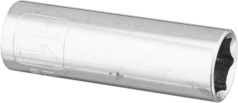 Apex Tool Group Master Mechanic 1/4" Drive 6 Point Deep Well Socket, 11mm - Image 1