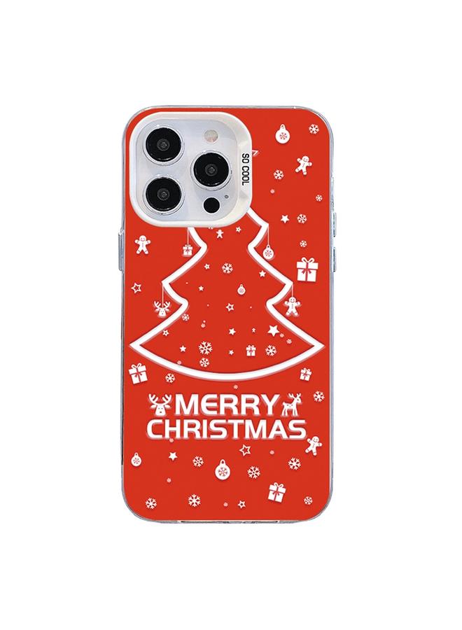 S-TOP Case For iPhone 16 Pro Max Christmas Series PC Full Coverage Pattern Phone Case - Image 1