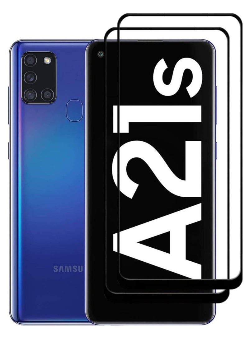 ACLIX 2 Pieces Antistatic ESD Dustproof Premium Quality High Definition Tempered Glass Screen Protector Designed For Samsung Galaxy A21s - Image 1