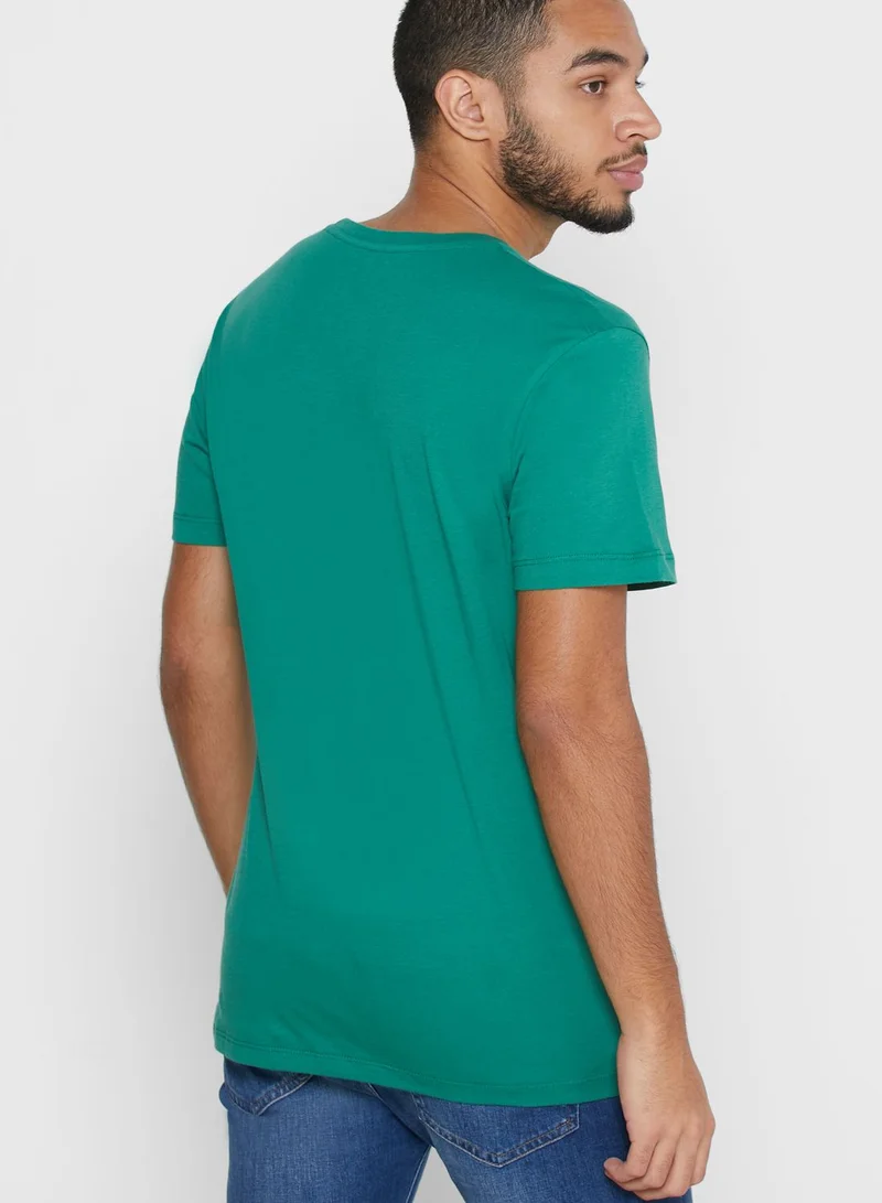 JACK & JONES Frenchie Regular Fit Crew Neck T-Shirt