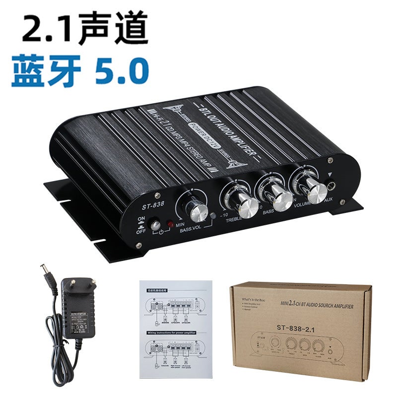 Zhengyin New Subwoofer 2.1 Channel Power Amplifier Car Mp3 Small Power Amplifier - Image 1