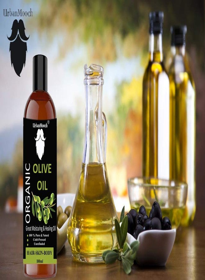 UrbanMooch | Organic Olive Oil Extra Virgin | 100ml | Nourishing Oil for Hair, Skin, and Face Care - Image 3