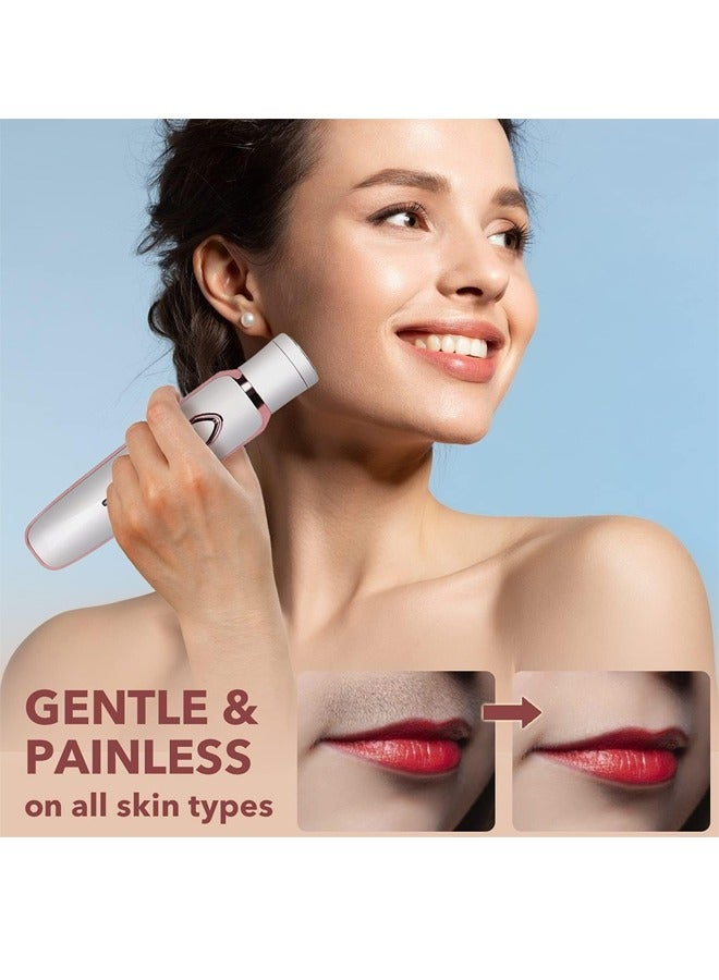 LINJIE 4 in 1 Eyebrow Trimmer, Electric Shaver for Women, USB Rechargeable ABS+UV Eyebrow Trimmer、Painless Shaver Hair Clipper for Eyebrow,  Nose Hair - Image 2