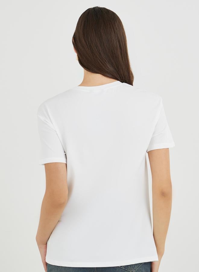 تايك تو تيشيرت مطبوع برسومات قطط بقصة عادية - Image 5