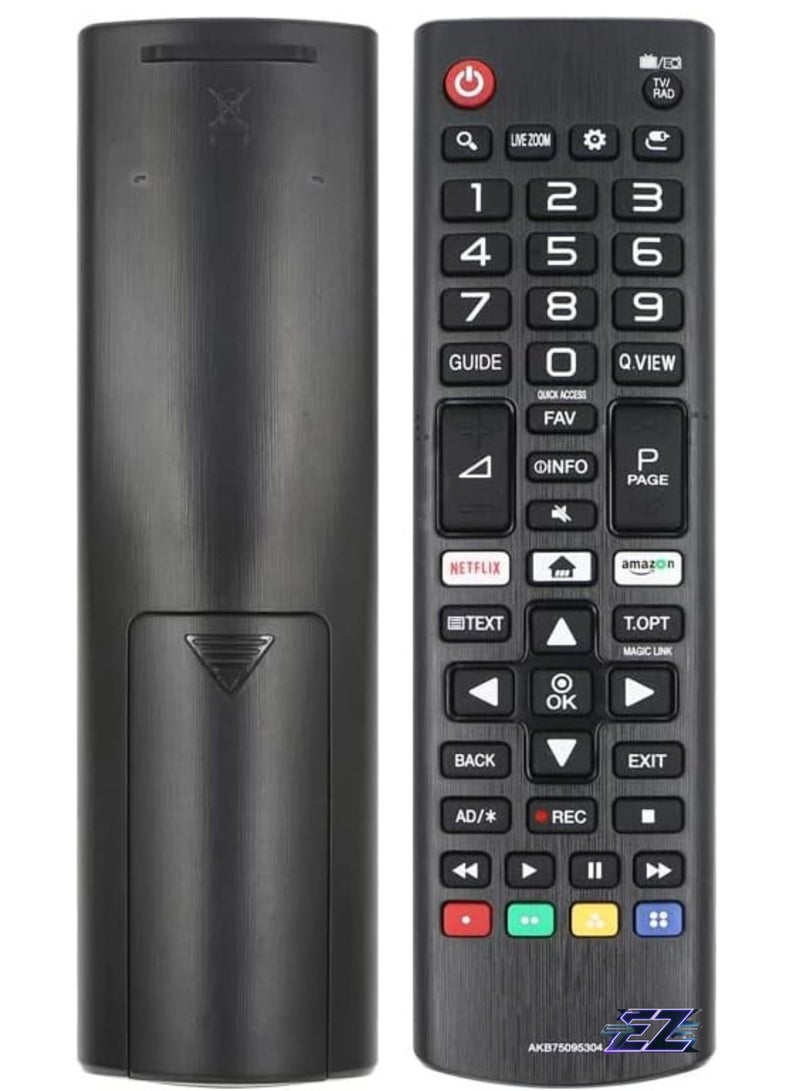 ELTRAZONE Replacement Remote Control AKB75095304 Compatible with LG Smart HD HDR OLED TV 55UK6400PLF 55UK6470PLC 55UK6500PLA 55UK6510PLB 55UK6555510PLB 55UK65BUK6550PLD5 55UK677 10PLB 5 5UK6750PLD with battery - Image 2