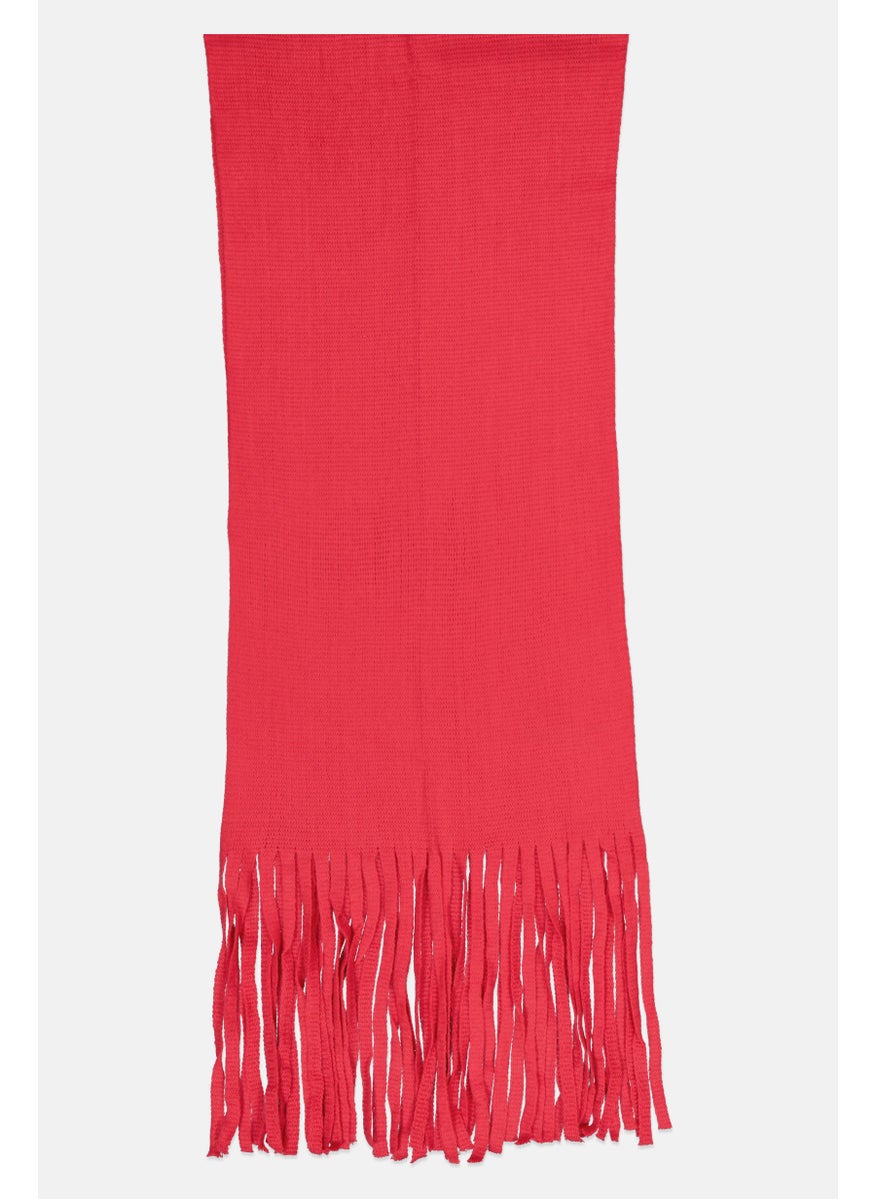 Body Glove Women Brand Logo Scarf 208 L x 38 H cm, Pink  - Image 2