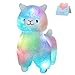 BSTAOFY 135 Light up Alpaca Stuffed Animals LED White Llama Soft Plush Toy with Colorful Night Lights Glow Bedtime Pal Gift for Toddler Kids on Birthday Holiday - Image 4