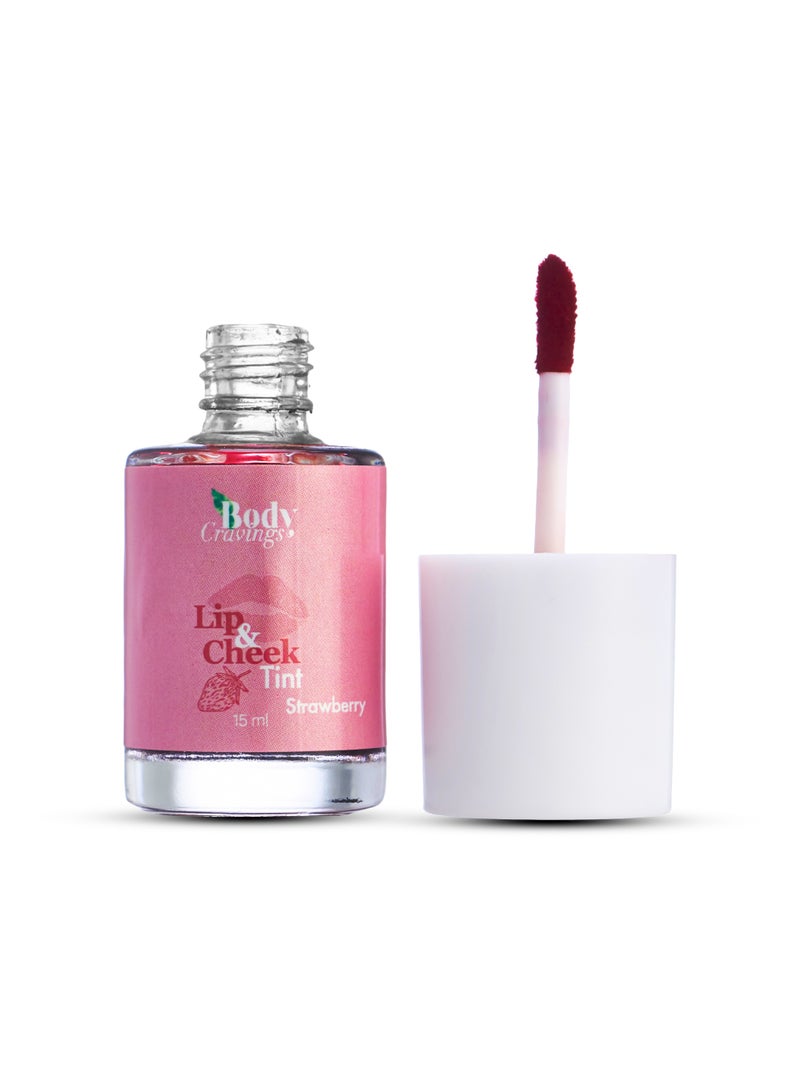 Body Cravings lip and cheek tint brush strawberry - Image 1