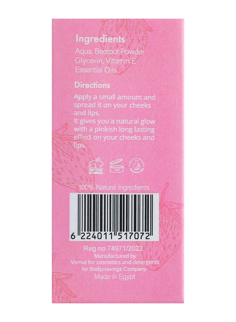 Body Cravings lip and cheek tint brush strawberry - Image 3