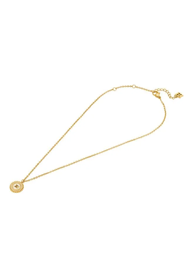 إسكادا Naomi Gold & Silver Plated Stainless Steel Pendant Necklace for Women, 450mm