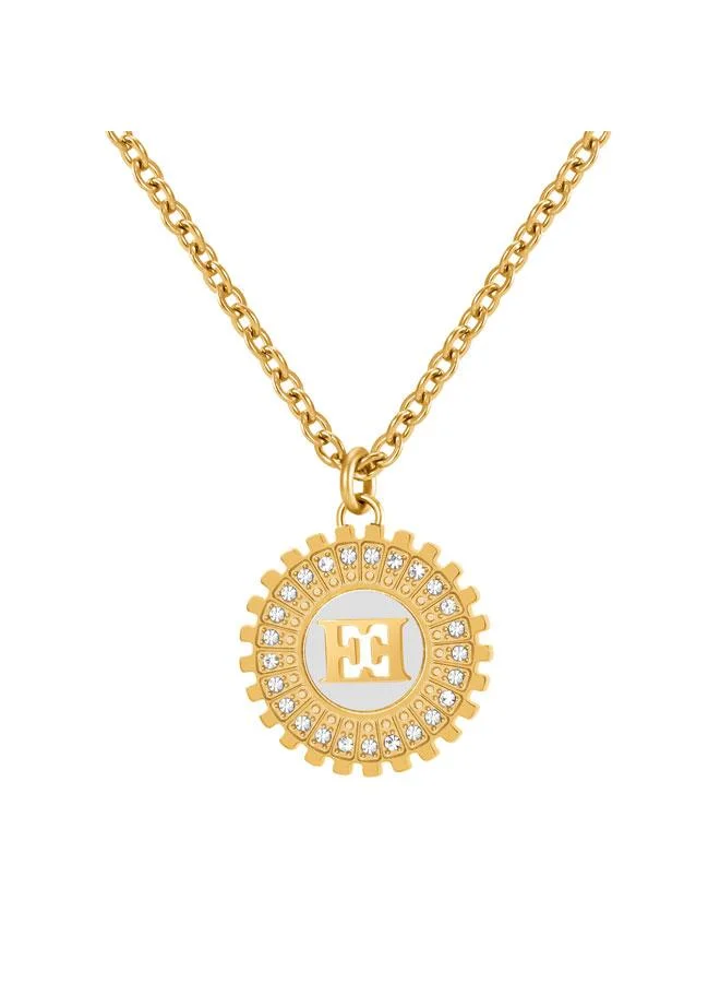 إسكادا Naomi Gold & Silver Plated Stainless Steel Pendant Necklace for Women, 450mm