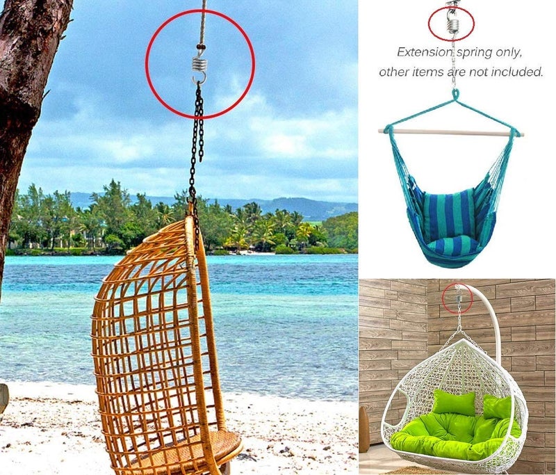 Kaushalendra Swing Extension Spring Suspension Hook Hanger for Garden Swing Chair Hammock Chair Capacity 120 kg - Image 5