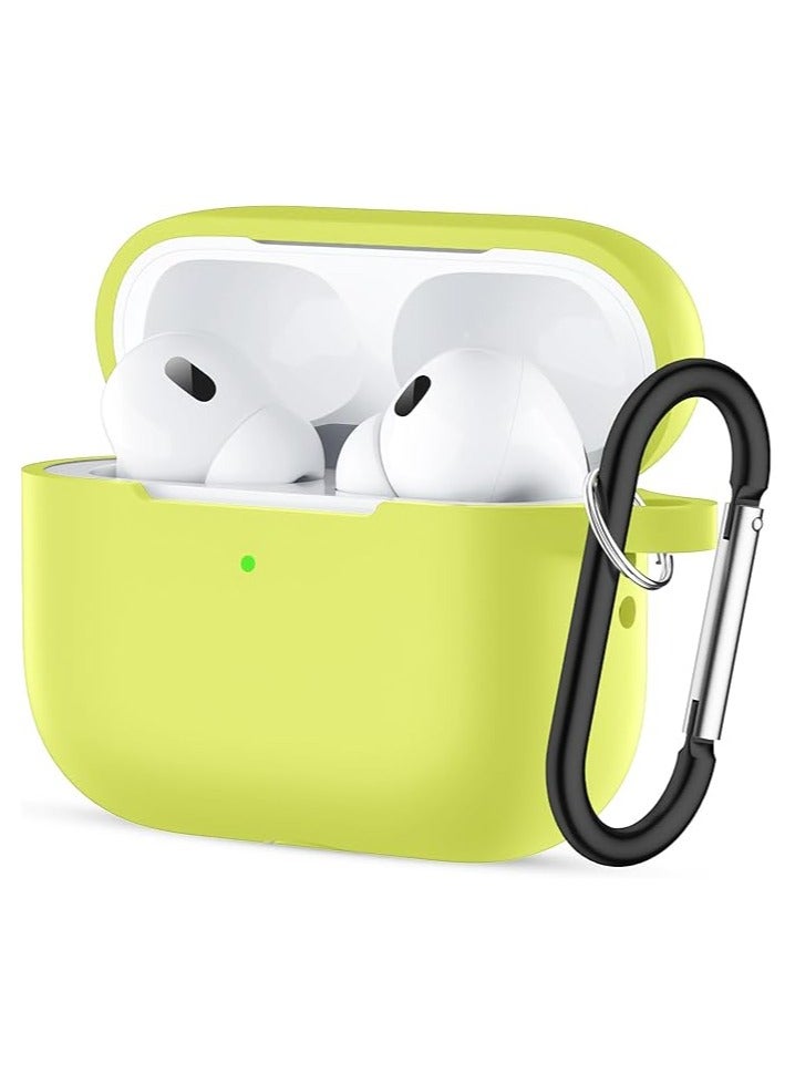 Silicone Airpods Pro Case Protective Cover - Yellow - Image 1