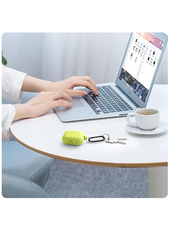 Silicone Airpods Pro Case Protective Cover - Yellow - Image 3