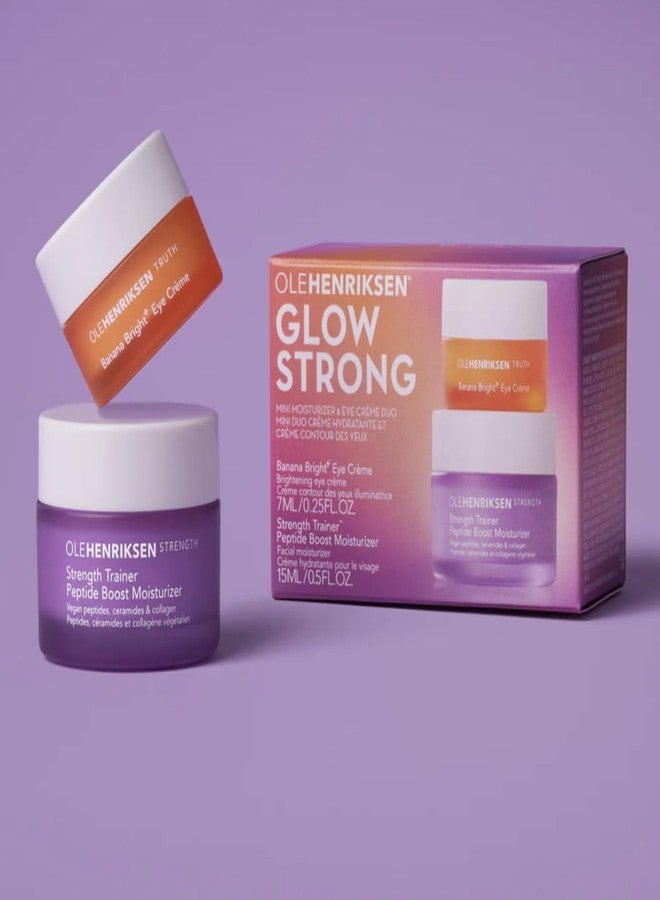 Ole Henriksen Olehenriksen Hunt for Hydration Mini Moisturizer & Eye Cream Duo Holiday Gift Set:: Banana Bright+ Eye Crème and Strength Trainer Peptide Boost Moisturizer - Image 5