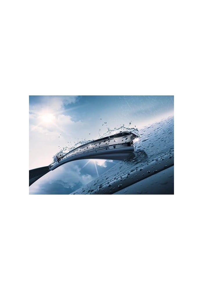 3XR Universal Soft Wiper Blades 26 Inch with 10 Adaptors for Front Windshield - Image 2