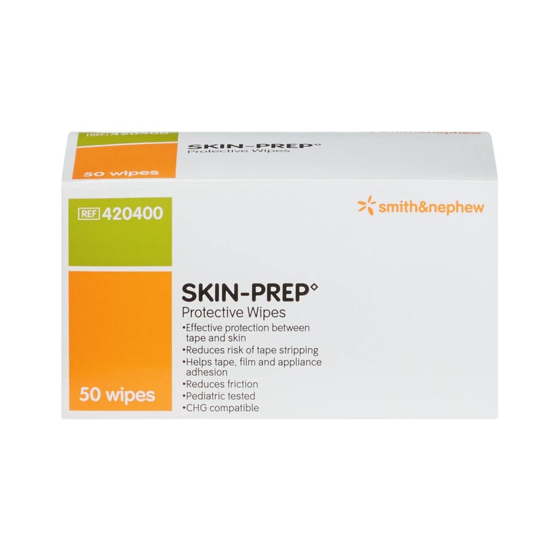 Smith&nephew Smith+Nephew Skin-PREPâ—Š Wipes, Protective Dressing Wipes, Skin Barrier Film, Contains Alcohol, Box of 50 - Image 3