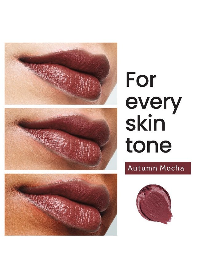 Color Cupid Velvety Intense Color 12-Hour Stay Bullet Lipstick | Infused With Hyaluronic Acid & Jojoba Oil | Transfer Proof & Smudge Proof | Love Season | Autumn Mocha | 4.1G  - Image 3