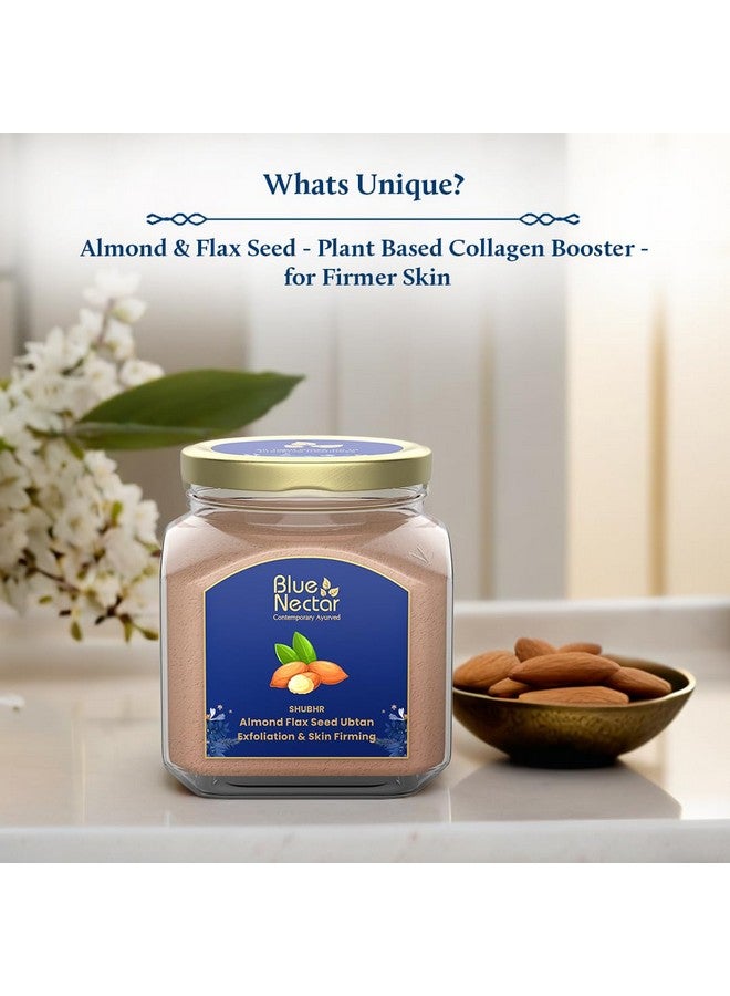 Blue Nectar Almond Ubtan Powder Face Pack for Anti-Aging & Firming | Natural Exfoliator for Face with Multani Mitti Powder (115g, 12 Herbs) - Image 3