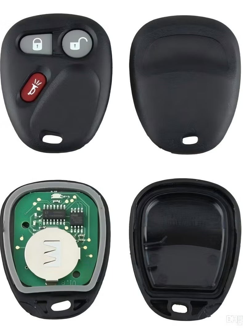 In Air Pack of 2 Car Keyless Entry Remote Control Key Fob Fits for Chevrolet Silverado Equinos Suburban 2003-2006,Fits for Cadillac Escalade/GMC Yukon 2003-2006/Hummer H2 / Pontiac Torrent / Saturn Vue - Image 3