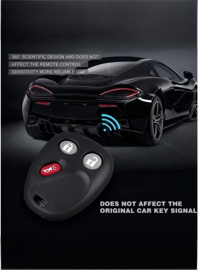 In Air Pack of 2 Car Keyless Entry Remote Control Key Fob Fits for Chevrolet Silverado Equinos Suburban 2003-2006,Fits for Cadillac Escalade/GMC Yukon 2003-2006/Hummer H2 / Pontiac Torrent / Saturn Vue - Image 4