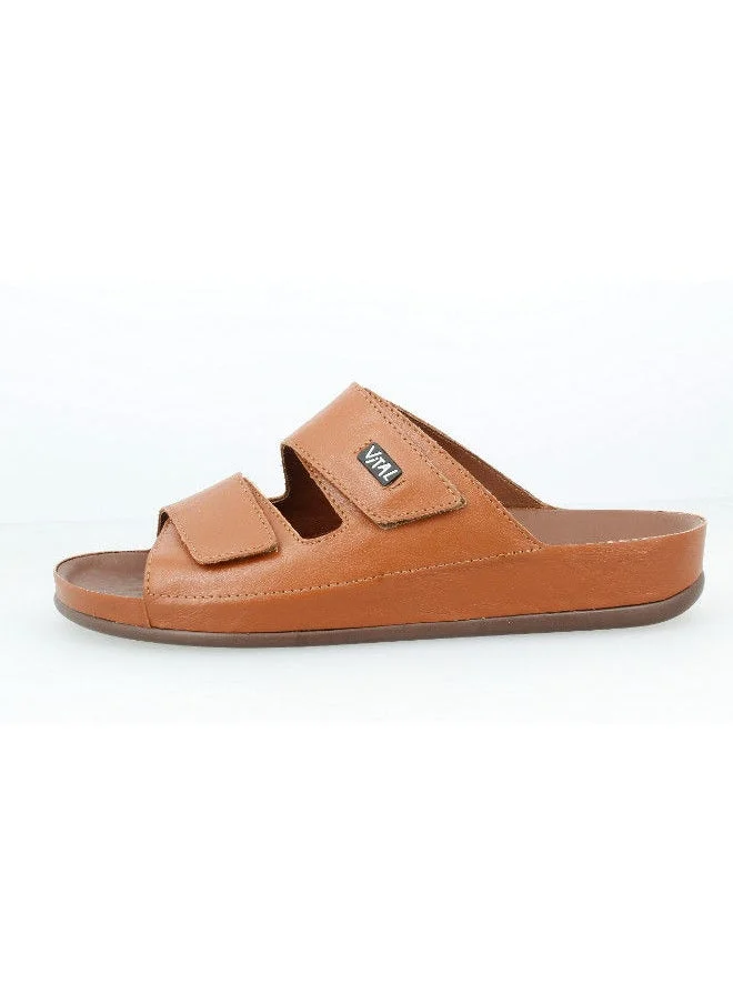 فايتال 148-1010 Vital Mens Sandals Vital Seta 0958B44832 Cognac