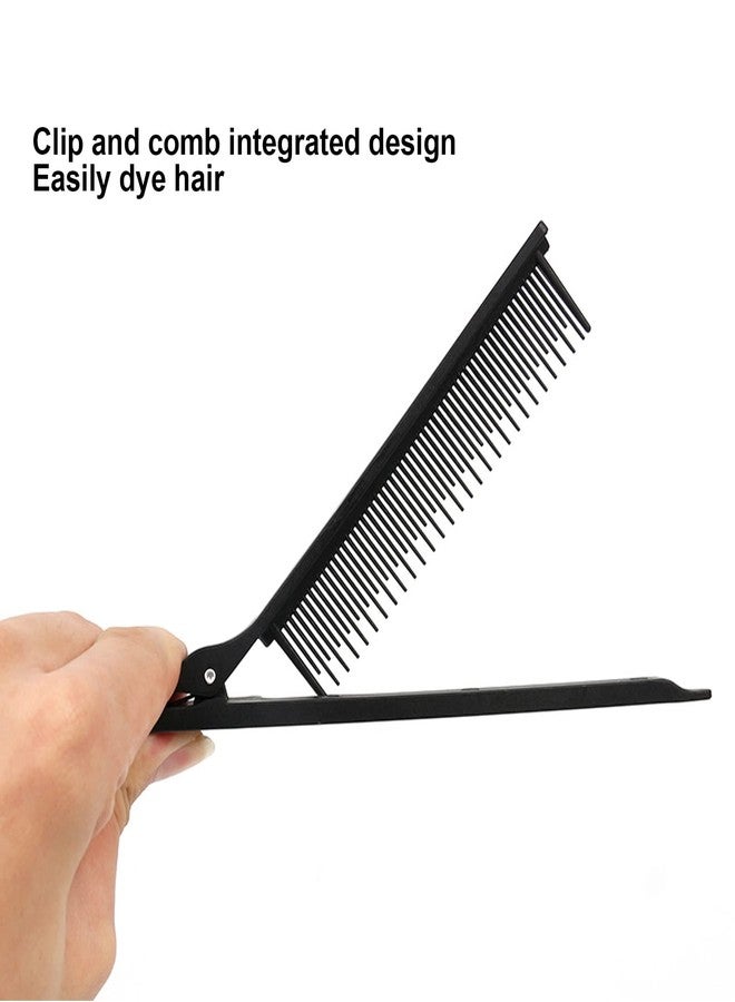 Filfeel Rat Tail Teasing Clip Comb, Highlighting Comb Styling Tool for Hair Clipping, Highlights and Hair Combing (26.5 X 2.5cm) Black - Image 2