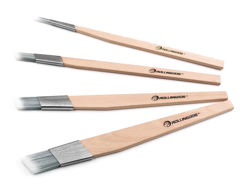 ROLLINGDOG Trim Paint Brush - Detail Trim Brush, Cutting in Brush for Detailed Work & Edging, Pack of 4 - Image 1