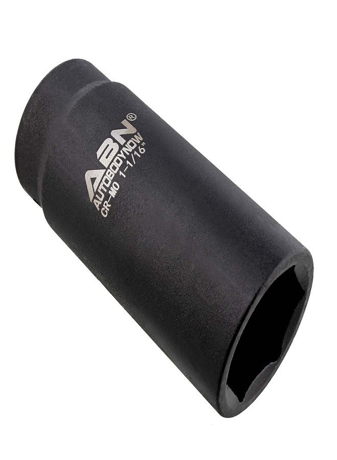 ABN 1/2 Inch Drive 1-1/16 Inch Socket - Deep Impact SAE Sockets 1-Pack, 6 Point CR-MO SAE Deep Socket Impact Sockets 1pk - Image 3