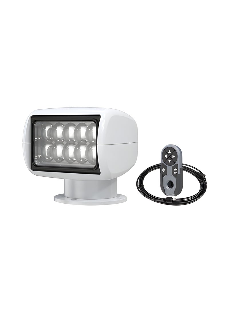 SEAFLO 30W Remote Control LED Marine Searchlight 180000cd IP65 10-30V 800m Beam - Image 2