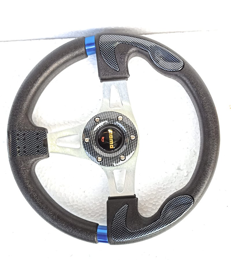 XZRTZ UniV-ersal Racing Steering Wheel Quick Release for Car Sport Drifting Steering Wheel Pu Leather and Aluminum Spokes with Horn Button - Image 4