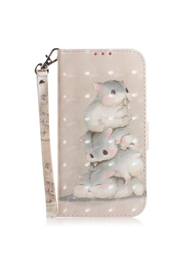 اس-توب جراب لهاتف Samsung Galaxy S23+ 5G، جراب هاتف جلدي قابل للطي بنمط ملون ثلاثي الأبعاد - Image 2