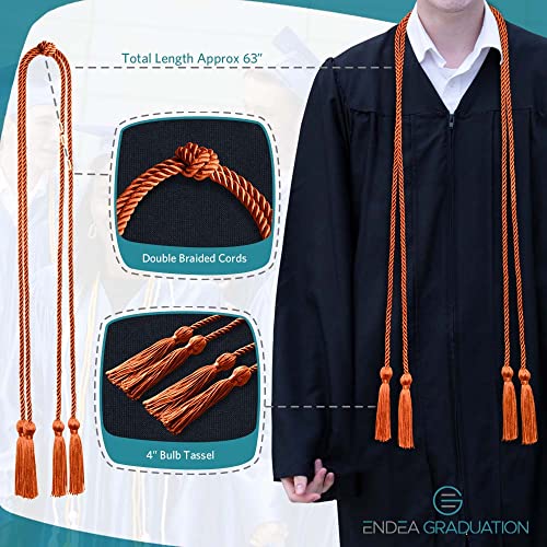 Endea Graduation Double Honor Cord (Orange) - Image 3