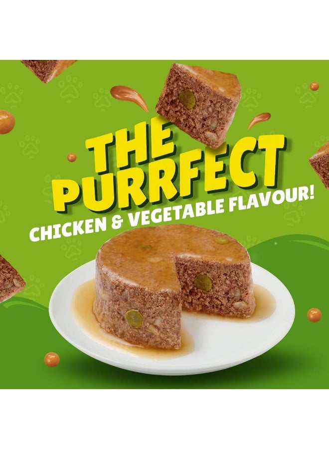 Friskies بوريانا فريسكيز دجاج وخضار (400 جرام، عبوة من 24) - Image 2