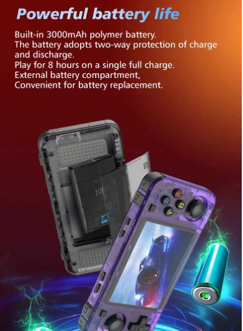 Portable Handheld Video Game, Retro Video Game Console With 15000 Games, Compact And Portable IPS Screen Portable Pocket Video With Long Battery Life, (1pc, Black, 64G) - Image 3