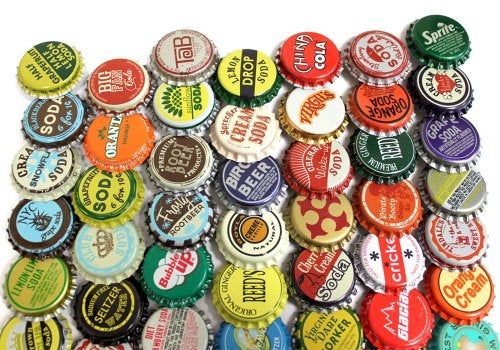 Bottle Cap Co 100 Vintage and Vintage Inspired Bottle Caps Random Mix - Image 4