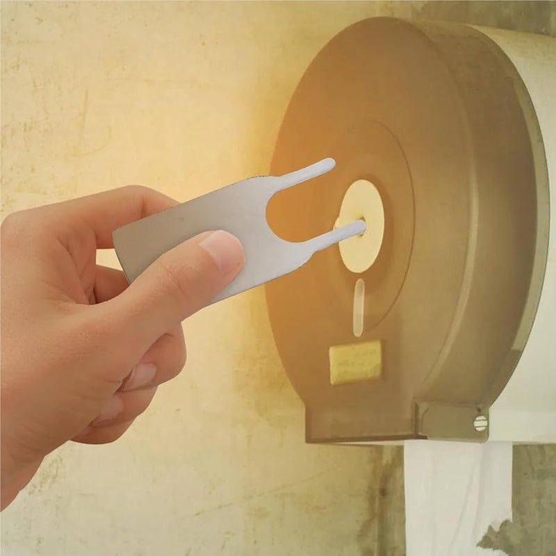 6Pcs Universal Paper Towel Dispenser Key Replacement Toilet Roll Holder Keys - Image 4