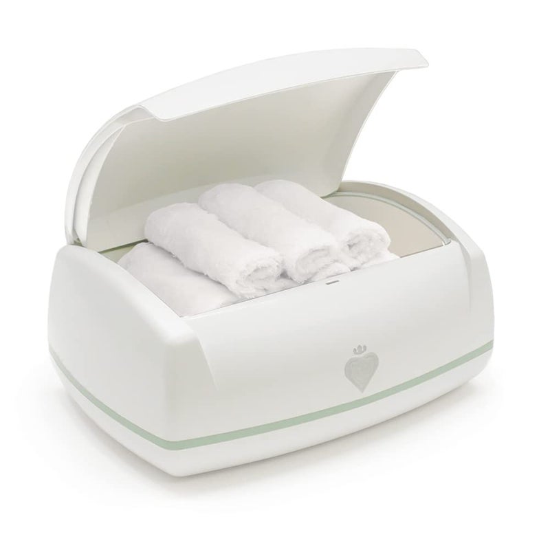 Prince Lionheart Warmies Wipes Warmer Designed for Reusable Cloth Wipes | Soft Glow Nighlight | Includes 1 everFRESH Pillow and 4 Warmies Cloth Wipes - Image 1