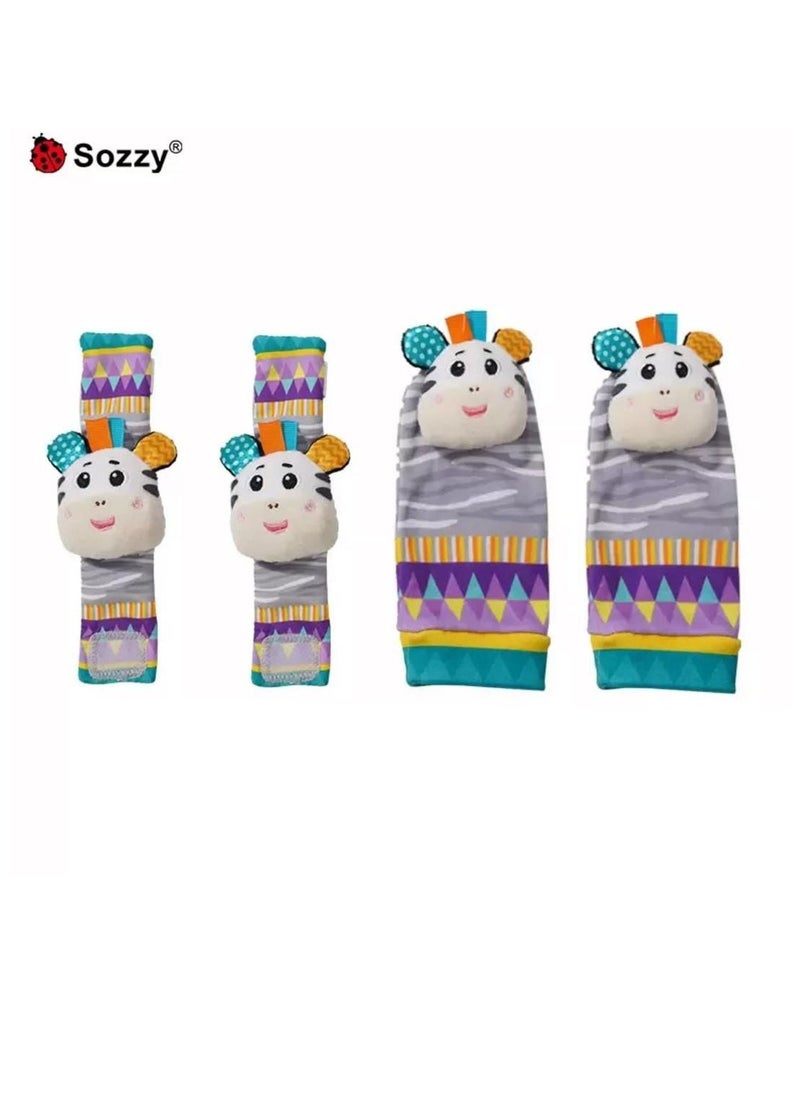 Generic - Sozzy Wrist Rattle and Booties Set - Image 1