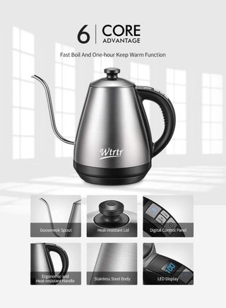 Generic Electric Gooseneck Kettle Variable Temperature Control