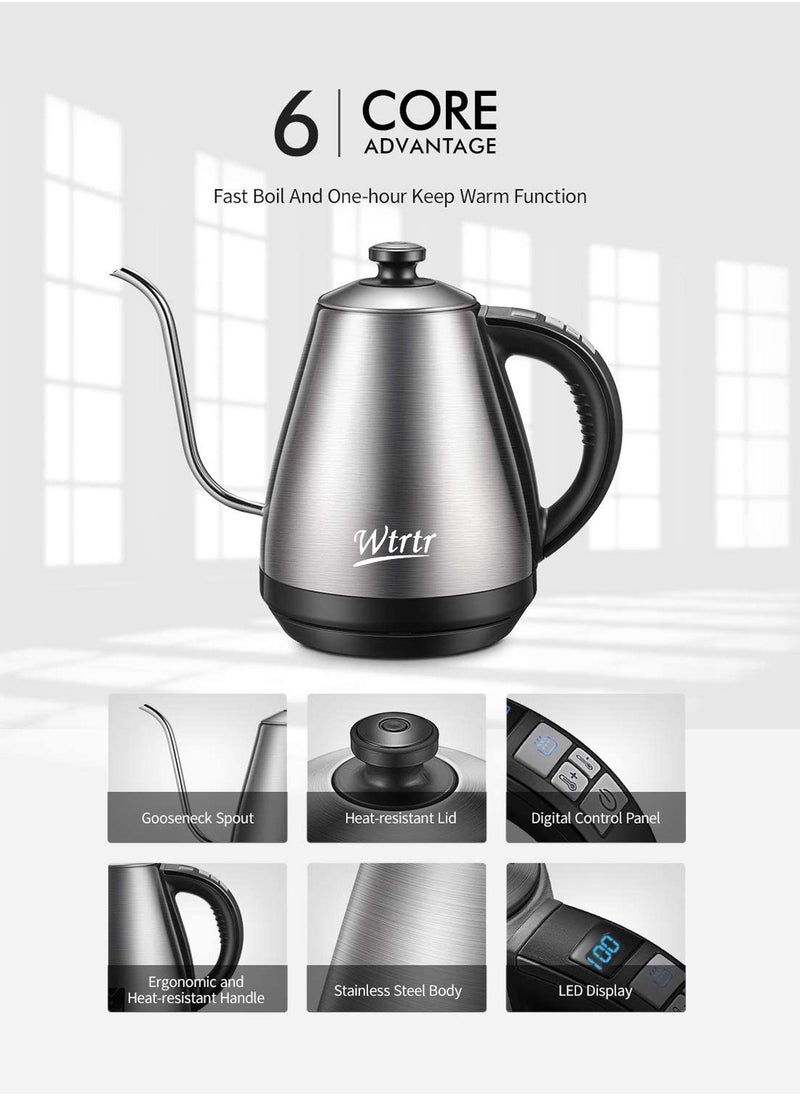 Electric Gooseneck Kettle Variable Temperature Control