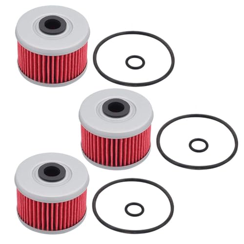 AloneGoer 3pcs Oil Filter O-Ring Compatible with Honda 113 HF113 TRX420 ATC250ES ATC350X TRX250 TRX300 TRX350 TRX400EX TRX420FE TRX450ES TRX500FE XL250R XL350R XL600R XR200R XR250R XR350R Motor Cycle - Image 1