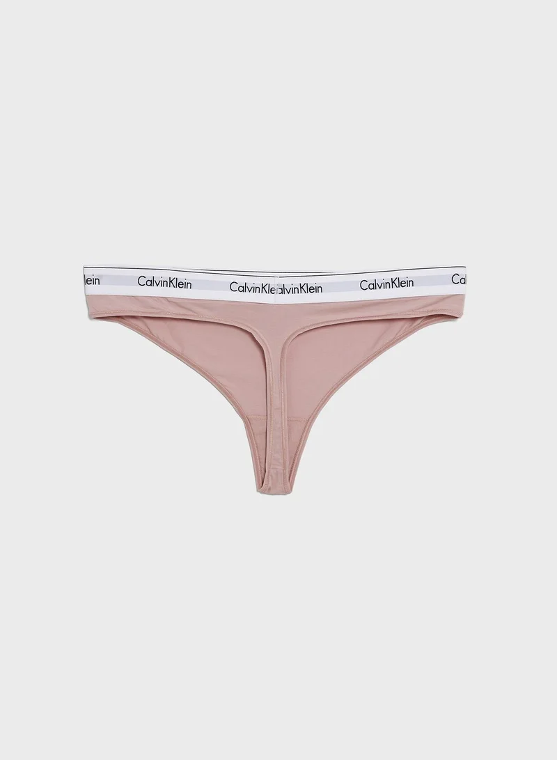 CALVIN KLEIN High Waist Logo Band Thong