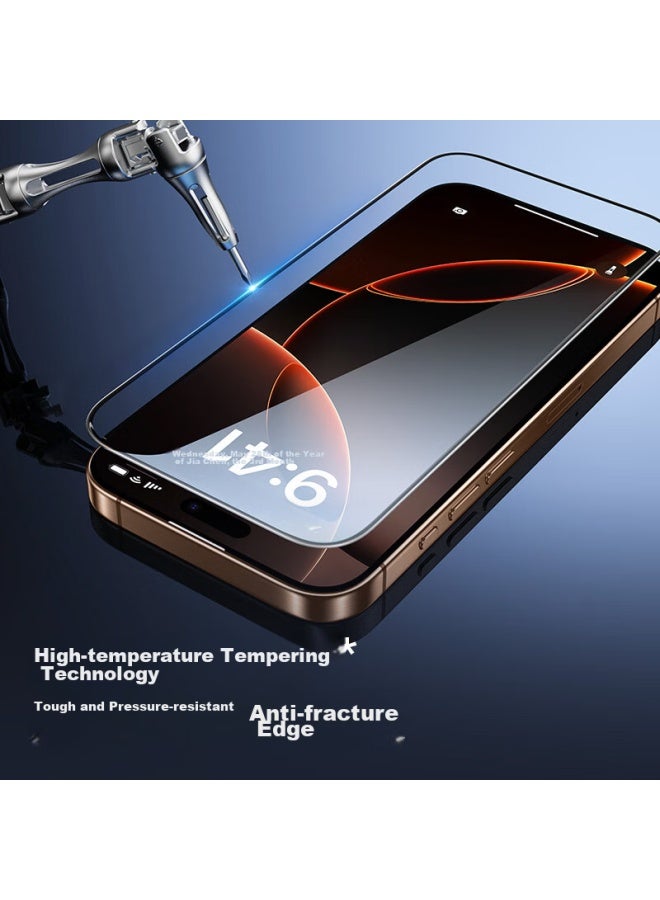 Smartdevil Iphone 16 Pro Max Screen Protector, 3d Full-screen Large View Ultra-smooth Diamond Anti-drop Anti-shatter Hd Anti-fingerprint Tempered Glass Film For Apple 16 Pro Max - Image 3