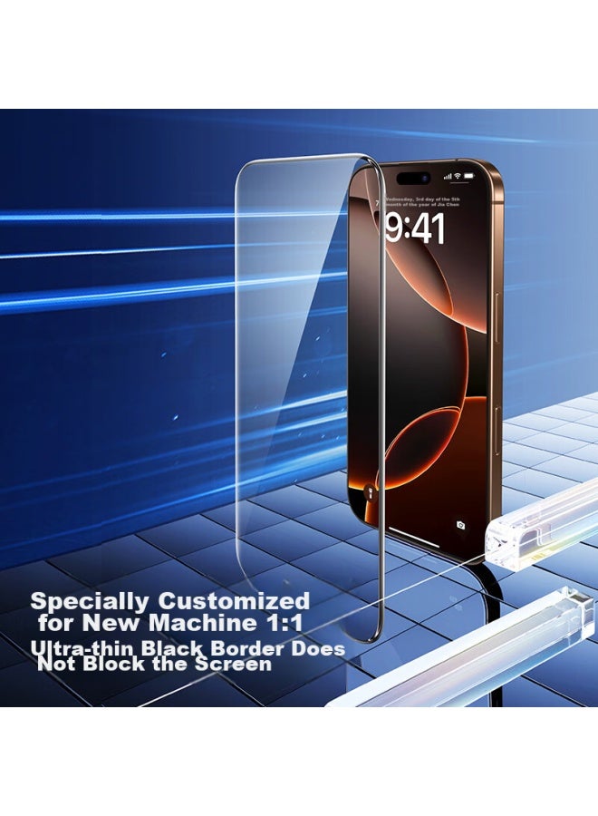 Smartdevil Iphone 16 Pro Max Screen Protector, 3d Full-screen Large View Ultra-smooth Diamond Anti-drop Anti-shatter Hd Anti-fingerprint Tempered Glass Film For Apple 16 Pro Max - Image 1
