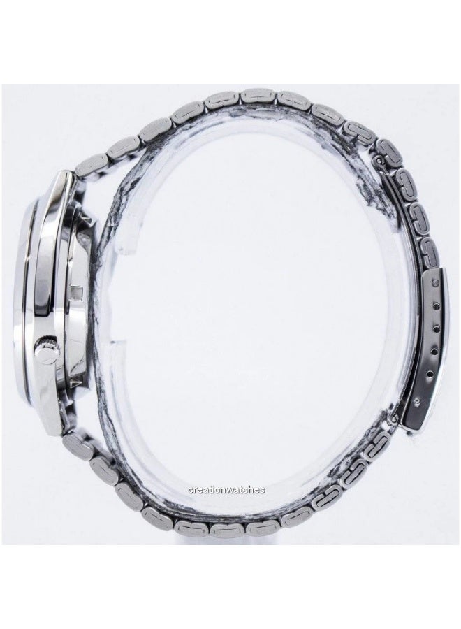 Seiko 5 Men's Automatic Watch SNXS75K | Silver Dial Stainless Steel - Image 4